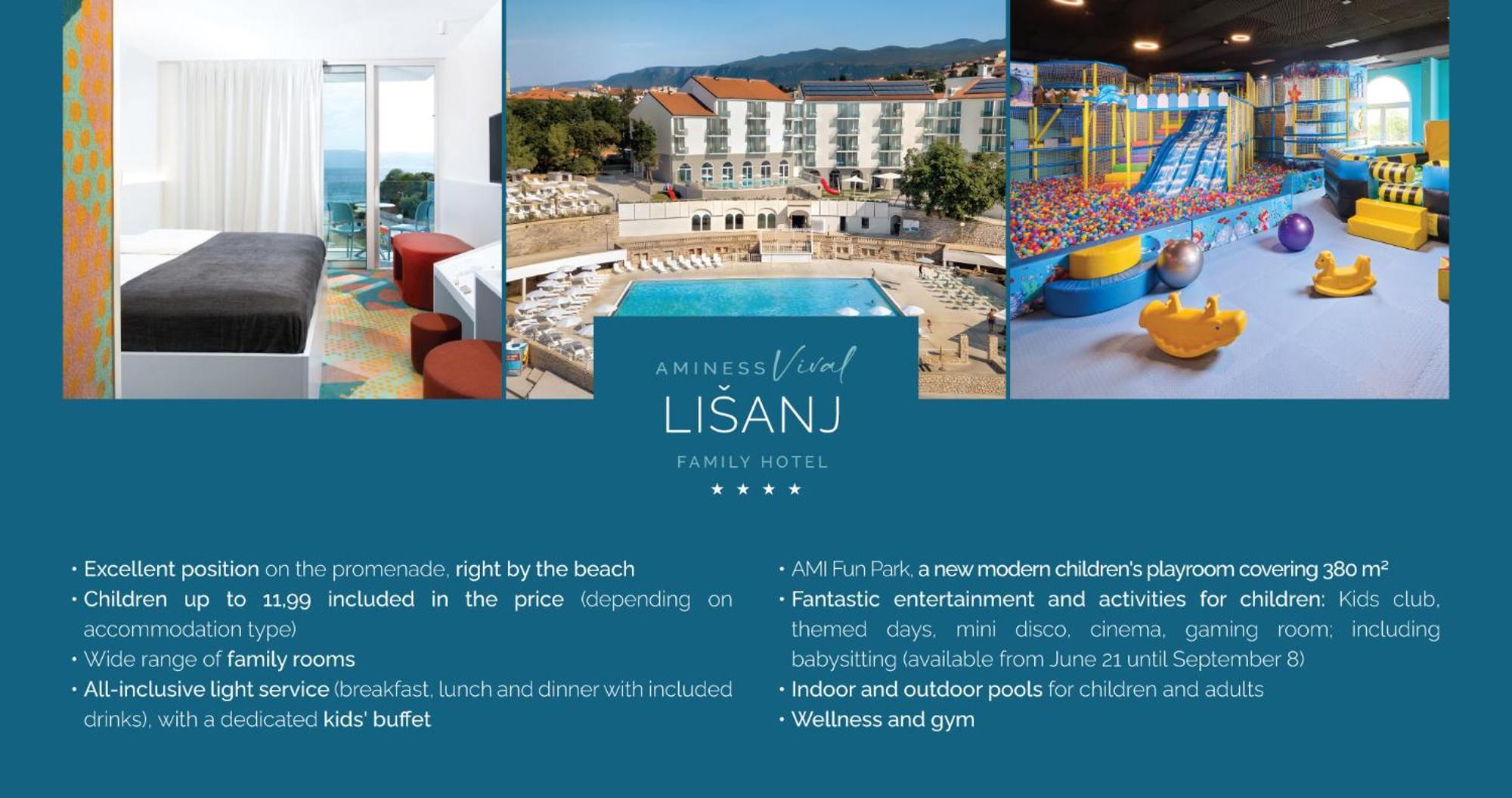 Aminess Vival Lisanj Family Hotel Novi Vinodolski Luaran gambar